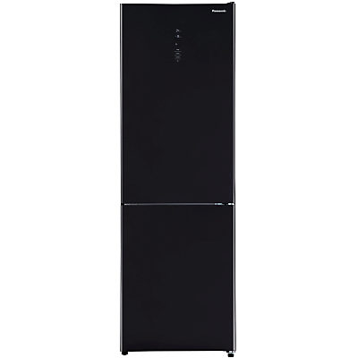 Panasonic NR-BN30QGB-B Freestanding Fridge Freezer, A+ Energy Rating, 64cm Wide, Black Glass Panasonic NR-BN30QGB-B Freestanding Fridge Freezer, A+ Energy Rating, 64cm Wide, Black Glass